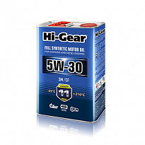 HG0034 Масло моторное синтетическое 5W-30 SN/CF FULL SYNTHETIC MOTOR OIL 4л 1/3шт